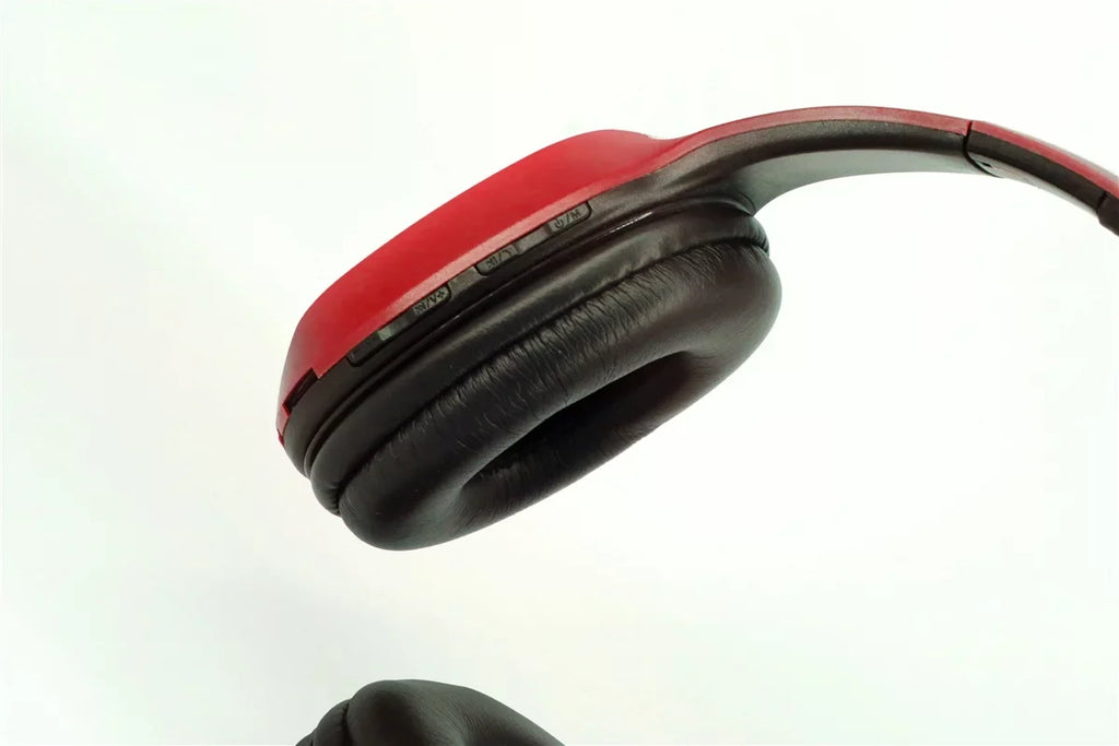 Over-the-Head Sizetereo Wireless Headsets for Xiaomi Redmi Note 10 Pro,10Size, 10, 10 Pro Max, 10 Pro, K40 Pro+, K40 Pro, K40, 9T, 9T, Mi 10i 5G (Red)