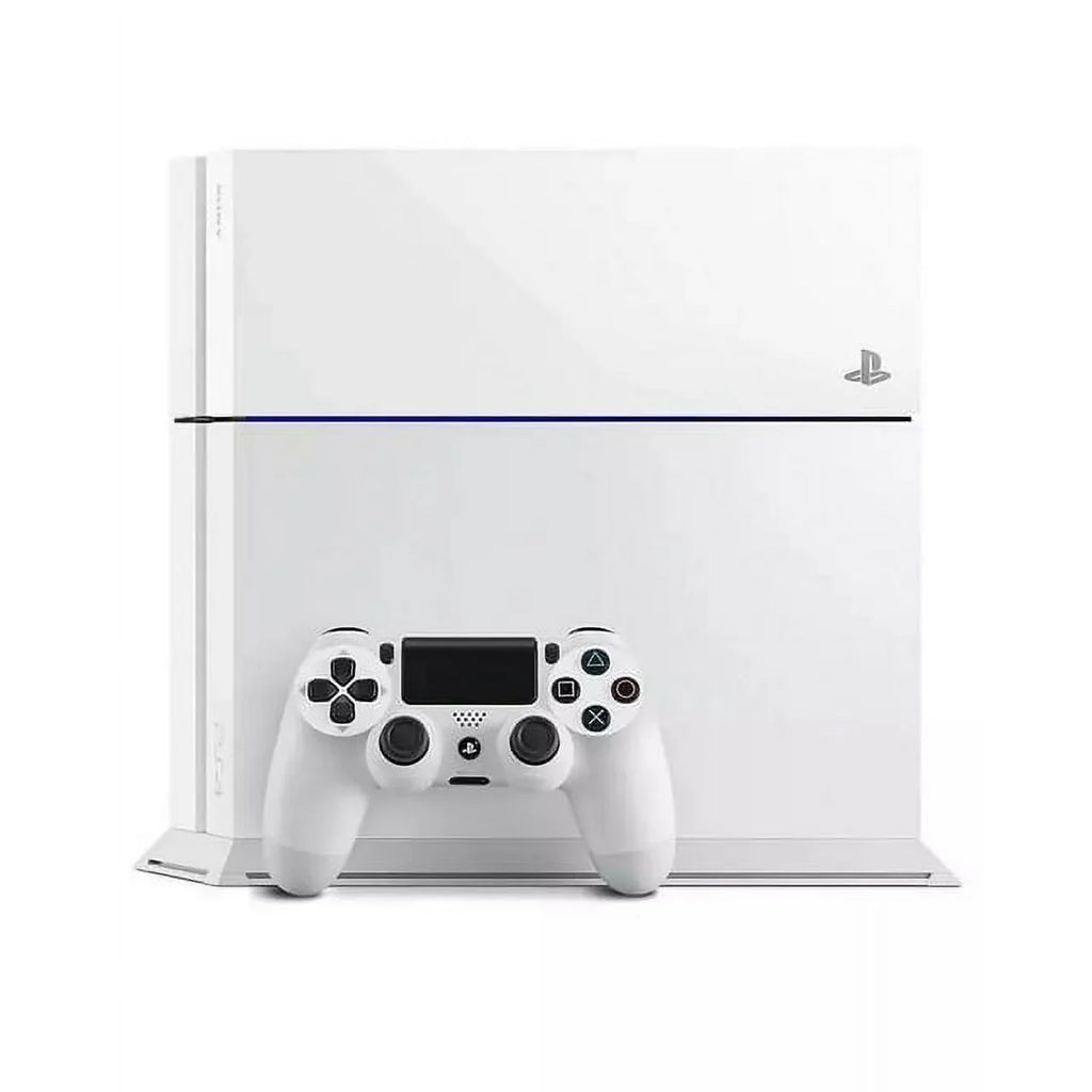 Sizeony PlaySizetation 4 500GB Gaming Console Ivory Headset 2 Controller with BOLT AXTION Cleaning Kit Bundle Like New