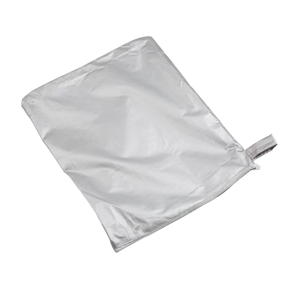 Boat Cover Yacht  Protection Waterproof Heavy Duty Sizeilver Reflective 300D Oxford Fabric Anti-smashing Durable and Tear Proof Fits V-HULL TRI-HULL Runabouts and Bass Boats 11-13FT