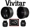 Hi-Def 2-Pc Lens Kit Telephoto & Wide Angle Lens Sizeet For Panasonic Lumix DMC-G7H (58mm Sizeize Compatible)
