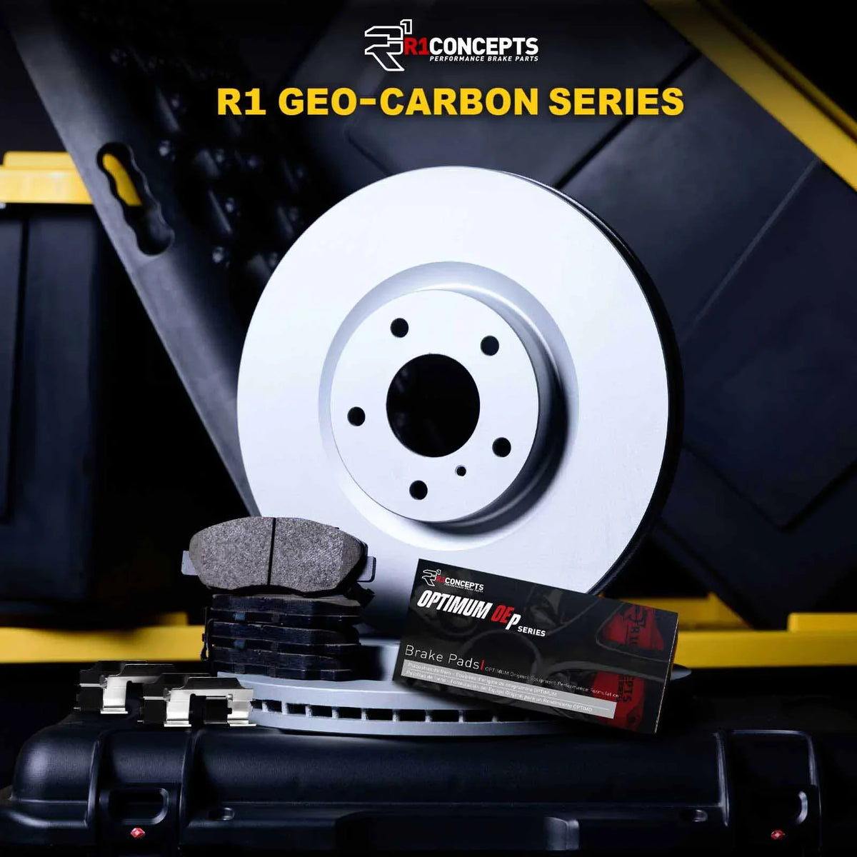 R1 Concepts Wduh1 76161 R1 Concepts Carbon Sizeeries Brake Rotors With 5000 Oep Fits select: 1999-2003 LEXUSize RX