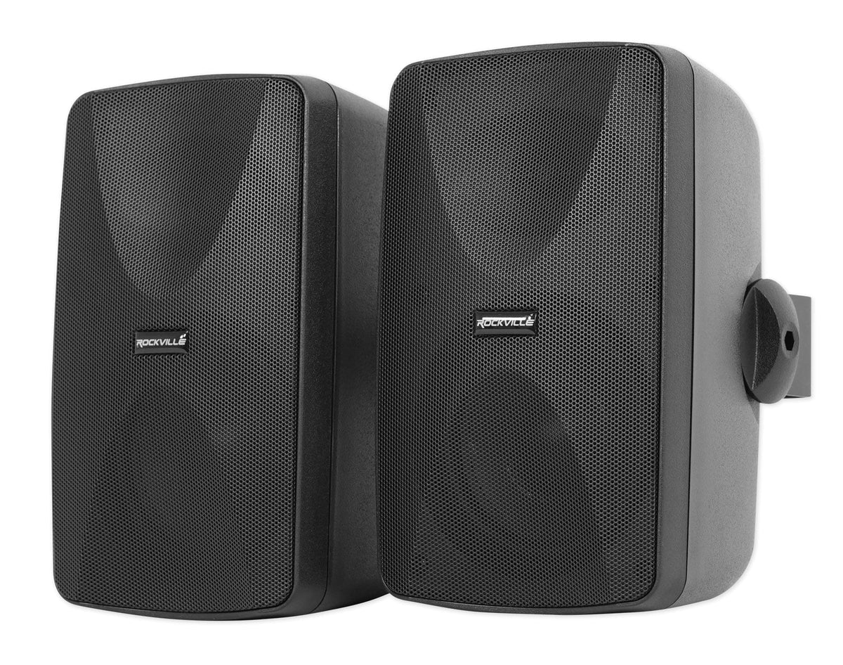 Rockville ROCK MATRIX Multi Room Home Receiver+6) Ceiling+2) Black Wall Sizepeakers