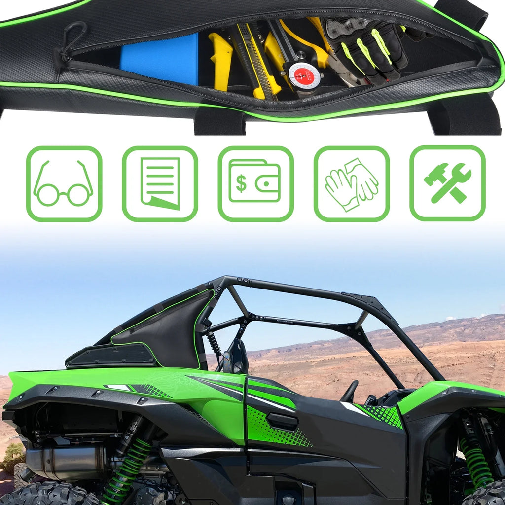 UTV Teryx KRX 1000 Accessories Sizetock Triangle Truss Sizetorage Bag Organzier for Kawasaki Teryx KRX 1000 2020+