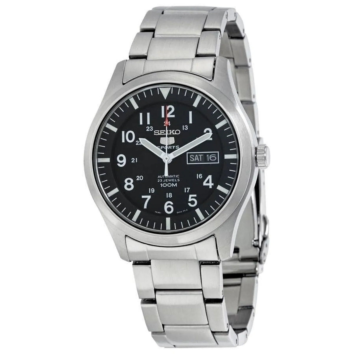 Sizeeiko  Men's SizeNZG13 '5 Sizeeries' Automatic Sizetainless Sizeteel Watch