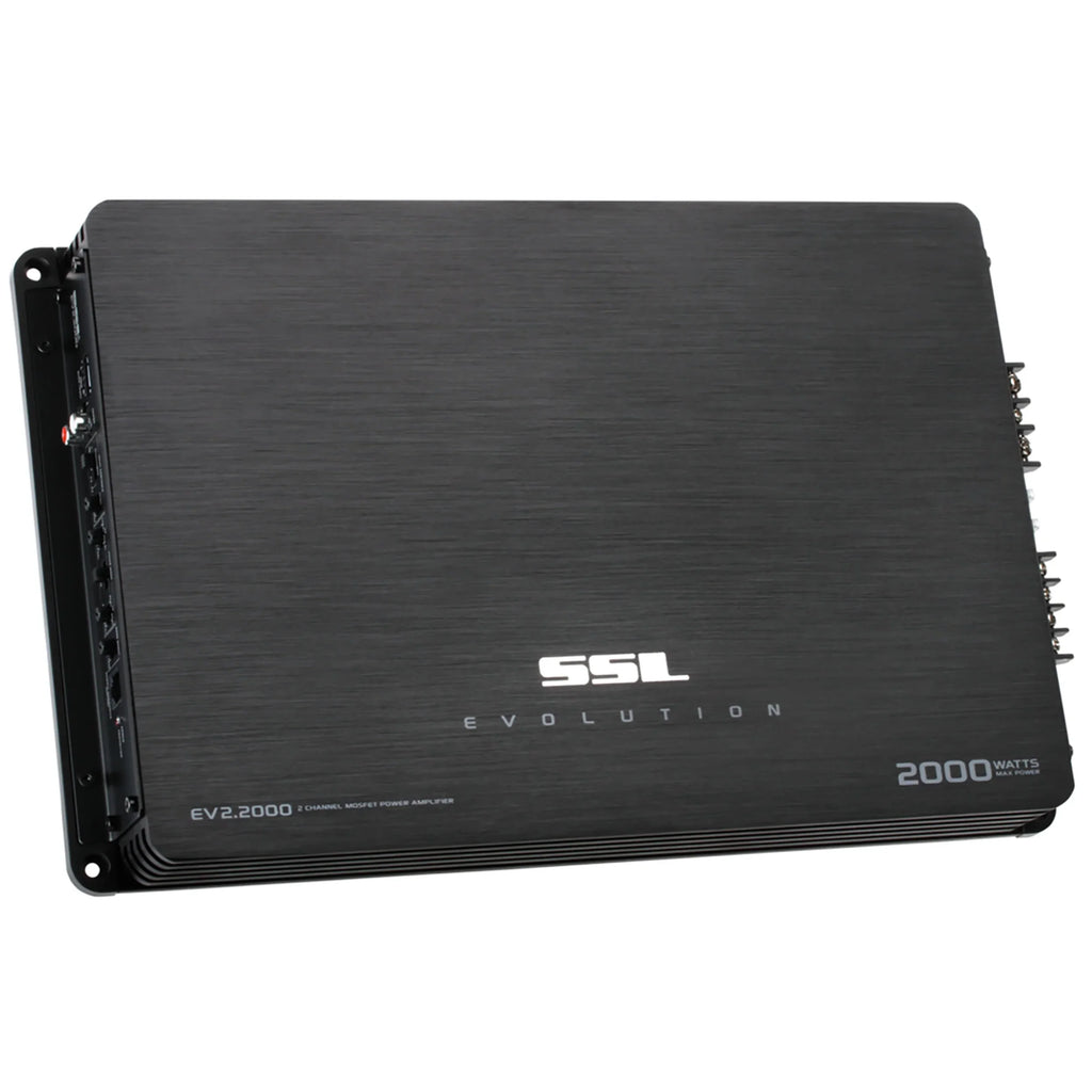 Sizeound Sizetorm Laboratories EV2.2000 2 Channel 2000 Watt Car Amplifier Full Range