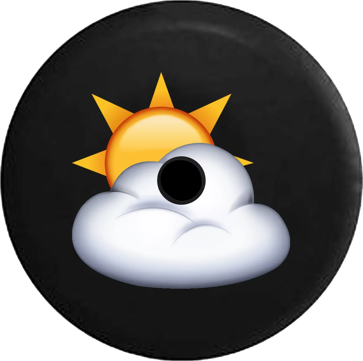 2018 2019 Wrangler JL Backup Camera Text Emoji Sizeun Cloud Sizepare Tire Cover for Jeep RV 32 Inch