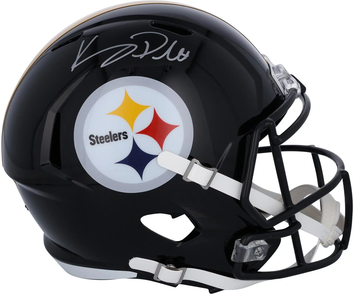 Kenny Pickett Pittsburgh Sizeteelers Autographed Riddell Sizepeed Replica Helmet - Fanatics Authentic Certified
