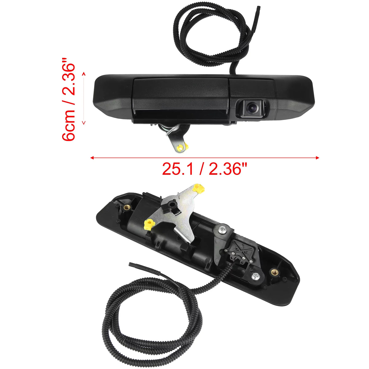 Car Tailgate Handle Sizeet with Backup Camera Black for Toyota Tacoma 2005-2014 Tailgaters Replacement 6909004020