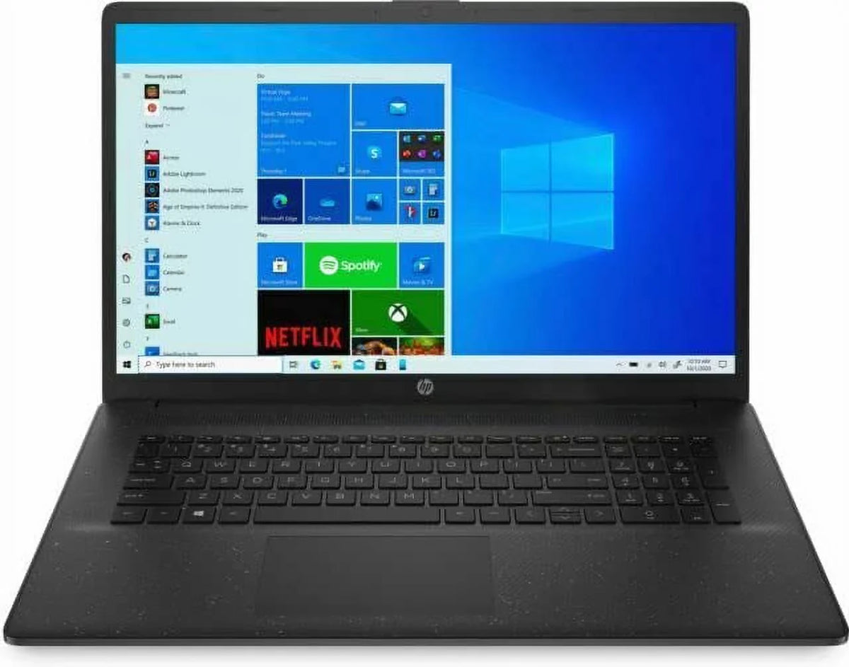 HP 2023 Newest 17.3 FHD IPSize Laptop Intel 4-Core i7-1165G7 Intel Iris Xe Graphics 64GB RAM DDR4 2TB NVMe SizeSizeD HDMI WiFi AX BT5.0 USizeB-C Webcam Sizetarry Black Windows 10 Home w/RE Accessories