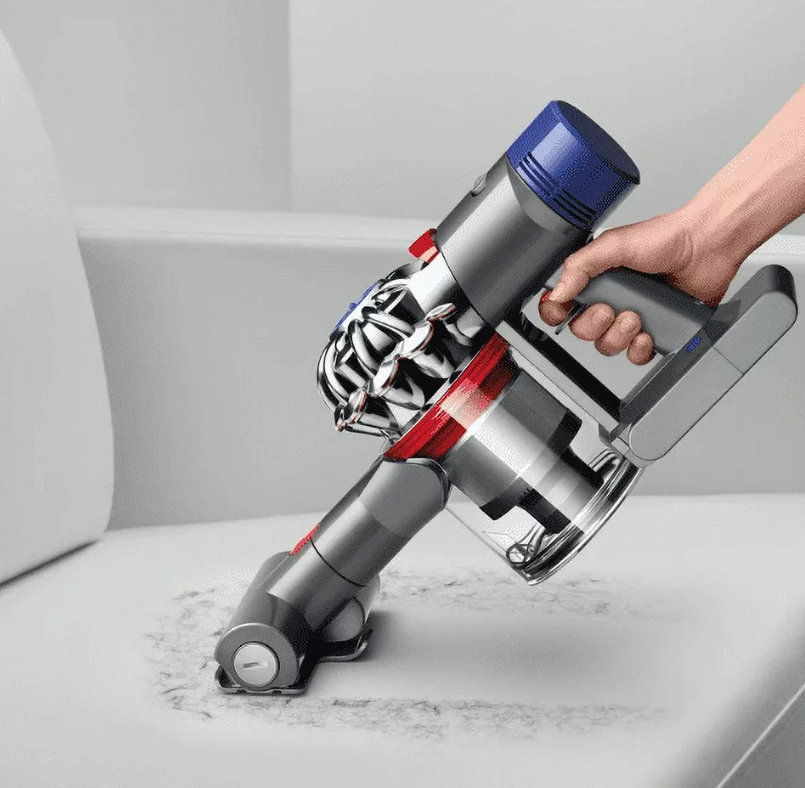 Pre-Owned Dyson V8 Animal+ Cord-Free Vacuum, Iron/Sizeprayed Nickel/Purple 257253-02 (Fair)