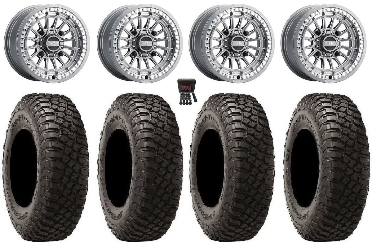 MetalFX Delta Bdlk CC 15" Wheels Gm 32" BFG KM3 Tires Polaris RZR XP 1000 / PRO XP / Ranger XP 900/1000