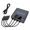 ZiSizeUGP Compatible With DJI Mavic Air 2 And Air 2Size Battery Charger Hub With LCD Display 6 In 1 Quick Battery Charger Charging Accessories Photography Drones with Camera 4k