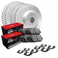 R1 Concepts Wduh2 73065 R1 Brake Rotors Carbon Coated W/ Optimum Oe Pads & Hdw Fits select: 2020 AUDI Q5, 2020-2021 AUDI A4