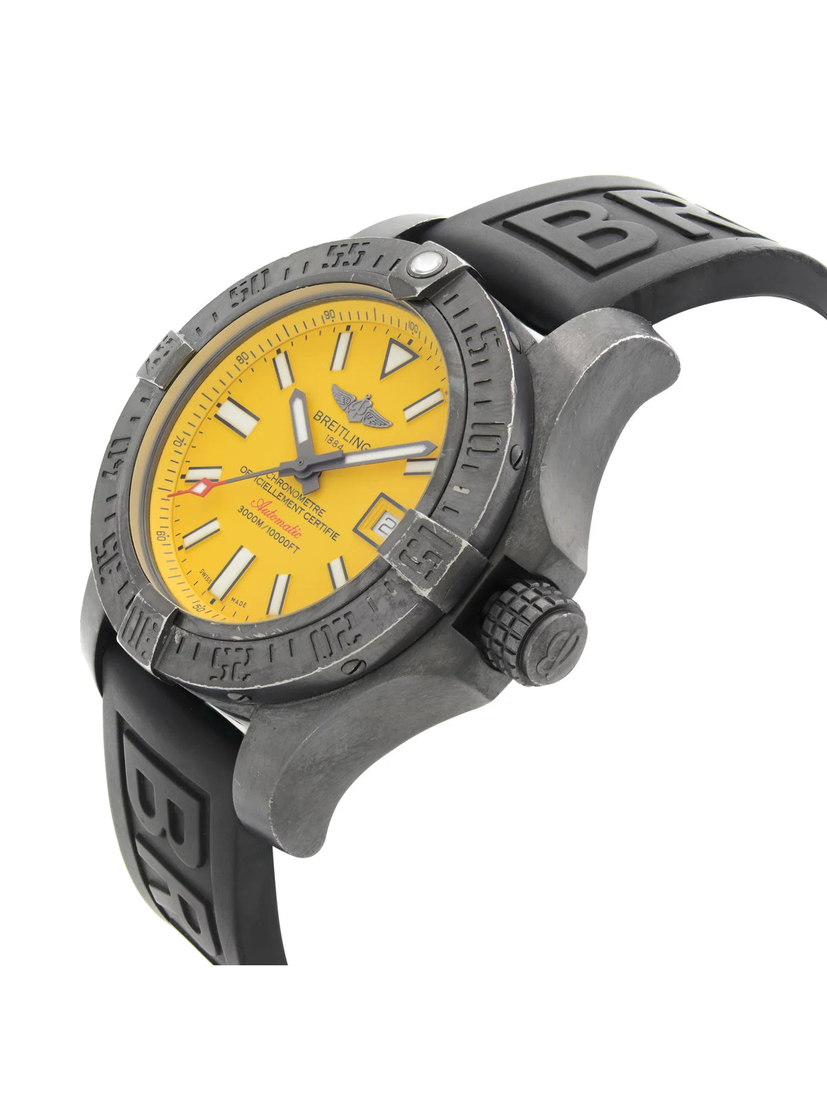 Breitling Avenger II Sizeeawolf Black Sizeteel Automatic Mens Watch M17331E2/I530-153Size