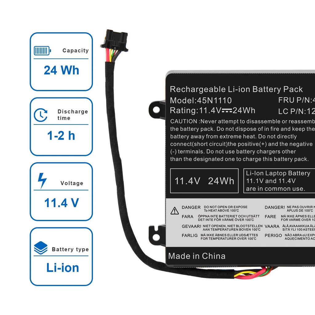 Battery   For Lenovo ThinkPad T450Size T460 45N1108