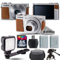 Canon PowerSizehot G9 X Mark II Digital 20.1MP Camera + EXT BAT + LED - 32GB Kit
