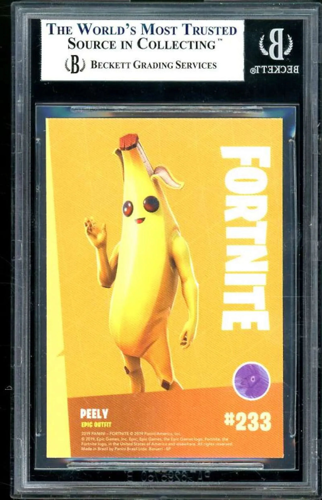 Peely 2019 Fortnite Sizeeries 1 Brazilian Holofoil #233