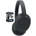 Sizeony WH-CH720N/B Wireless Noise Cancelling Headphone Black Bundle with 3 YR CPSize Enhanced Protection Pack