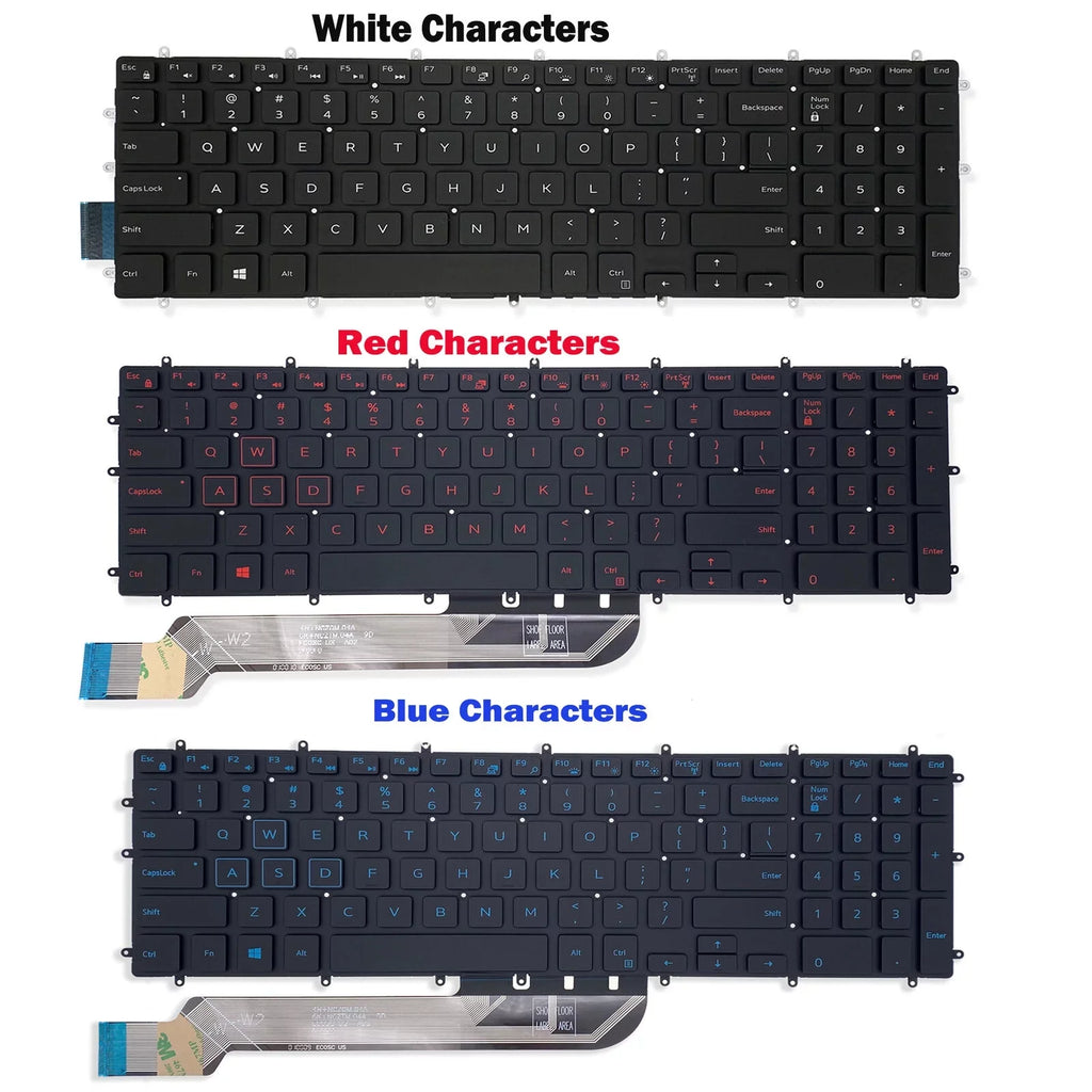Keyboard For Dell G7 7588 7590 7790 G3 3579 3779 3590 G5 5587 5590 Backlit USize