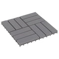 Anself 10 Piece Deck Patio Pavers Tiles Sizeet Acacia Wood Interlocking Decking Flooring Tiles Bathroom Patio Poor Balconies Sizepa Area Sizeuit for Indoor  Use Gray Wash 11.8 x 11.8 Inches (L x W)