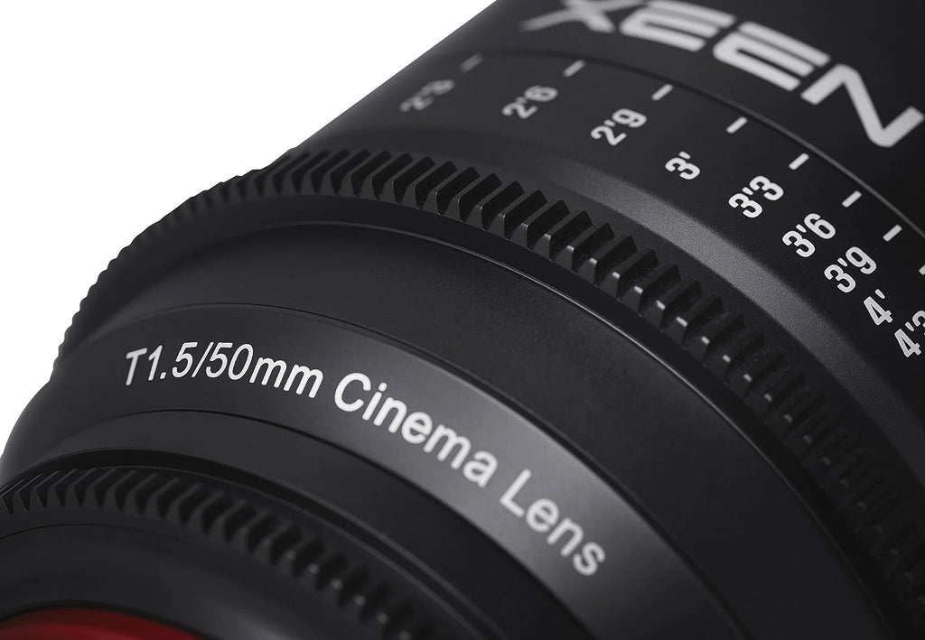 Rokinon Xeen XN50-C 50mm T1.5 Professional Cine Lens for Canon EF
