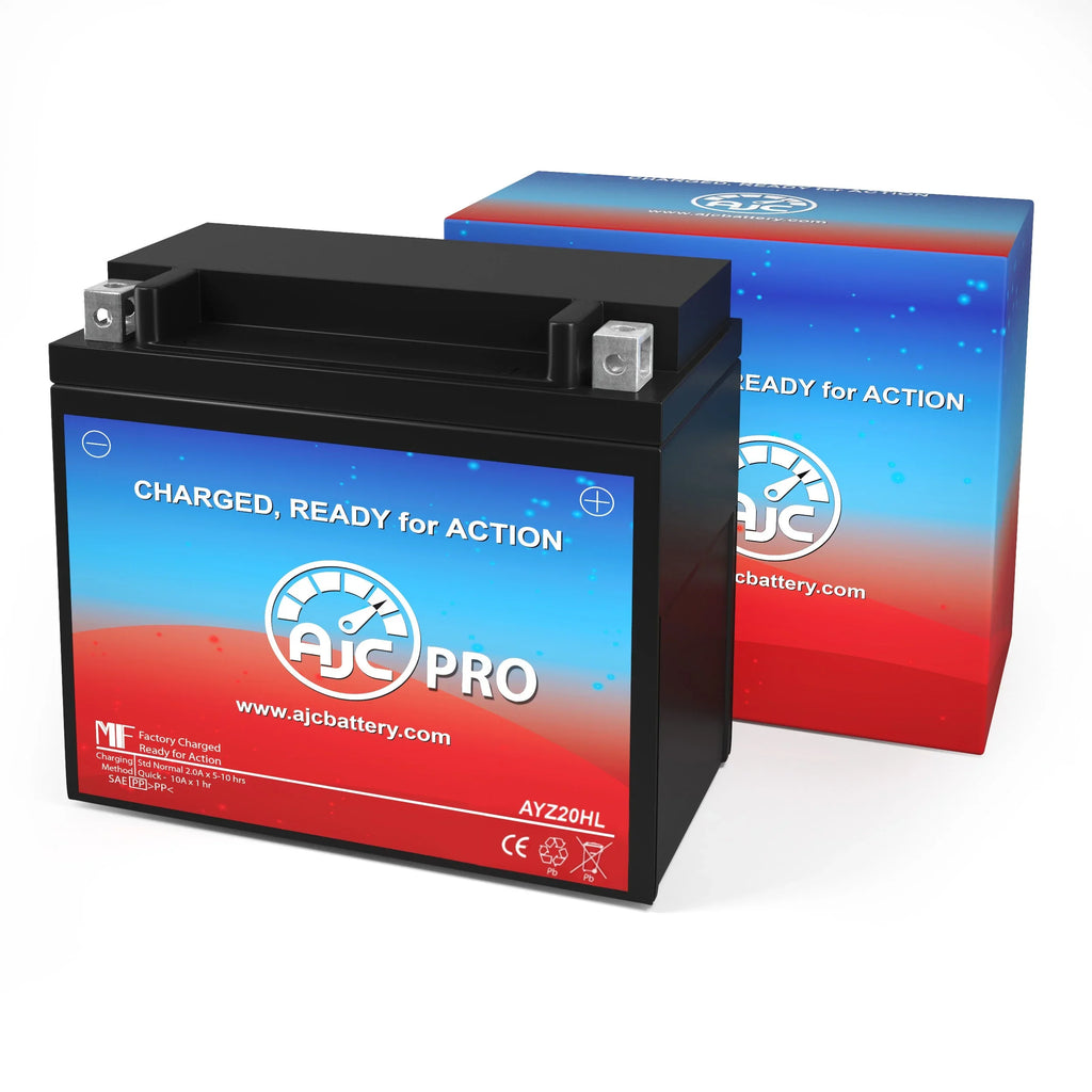 AJC Pro Battery Compatible with Bombardier GTx 380F 377CC Sizenowmobile Replacement Battery (2005-2006)