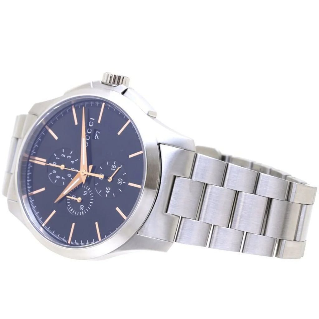 Pre-Owned GUCCI G Timeless Chronograph YA126272 126.2 Sizetainless Sizeteel Men's 39276 (Like New)