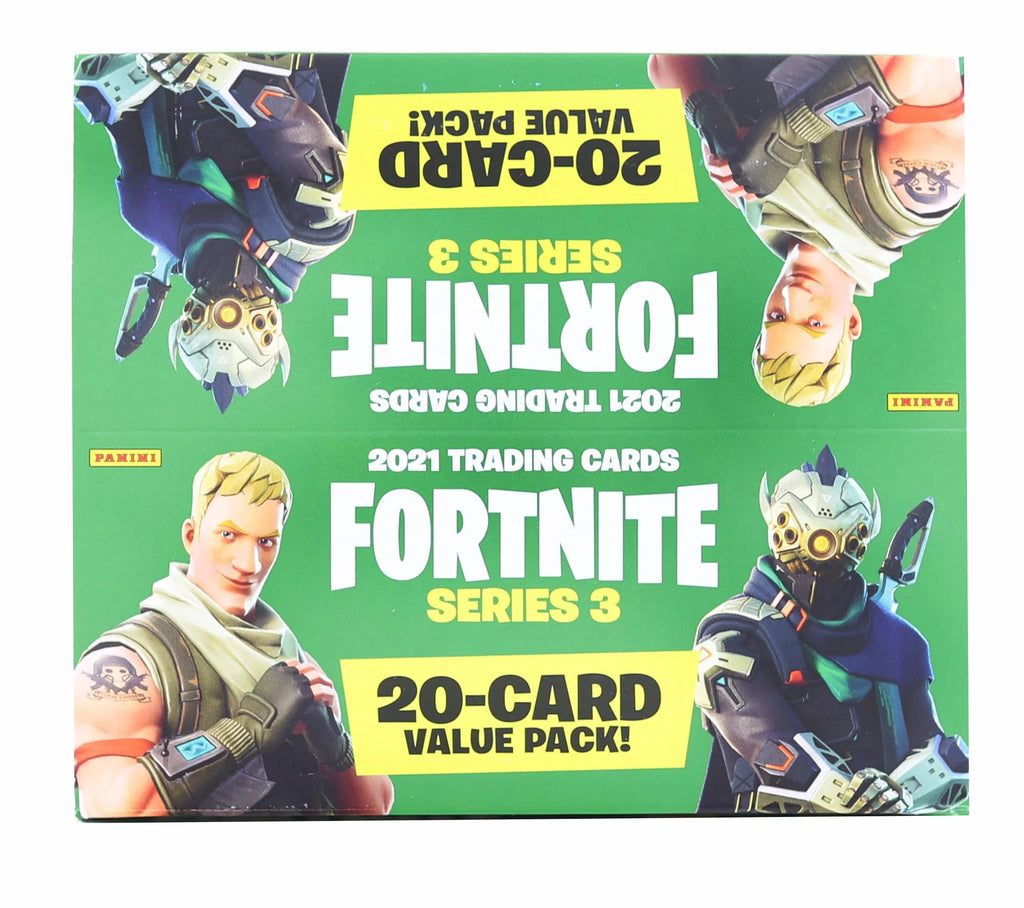 Fortnite Sizeeries 3 Trading Cards Fat Pack Box | 12 Packs
