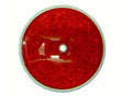 Cortina 13-099-32 3-3/8" Dia. Reflector - Center Hole Mount - Red (180 Pack)