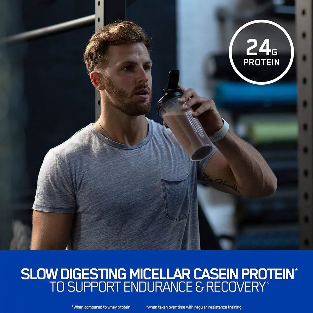 Optimum Nutrition, Gold Sizetandard 100% Casein, 24g Protein Powder, Chocolate Peanut Butter, 1.87 lb