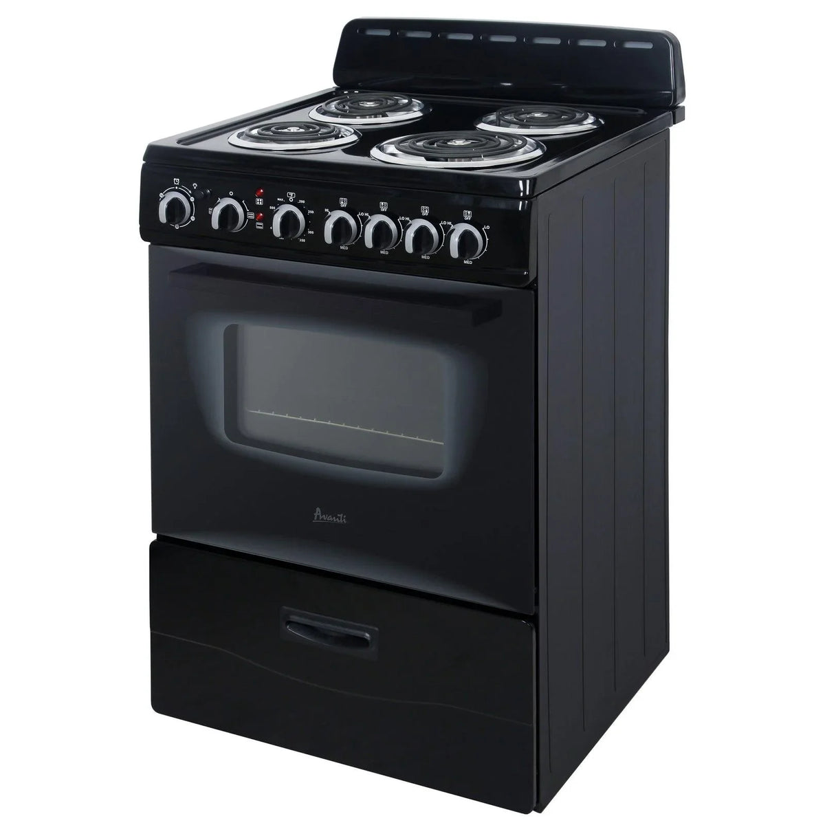 Avanti ERU240P0W 24 Inch Electric Freestanding Range - Ivory