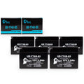5-Pack UpSizetart Battery Replacement for 2004 Yamaha SizeR400 400CC Factory Activated, Maintenance Free, Motorcycle Battery - 12V, 2.3Ah, UB-YT4B-BSize