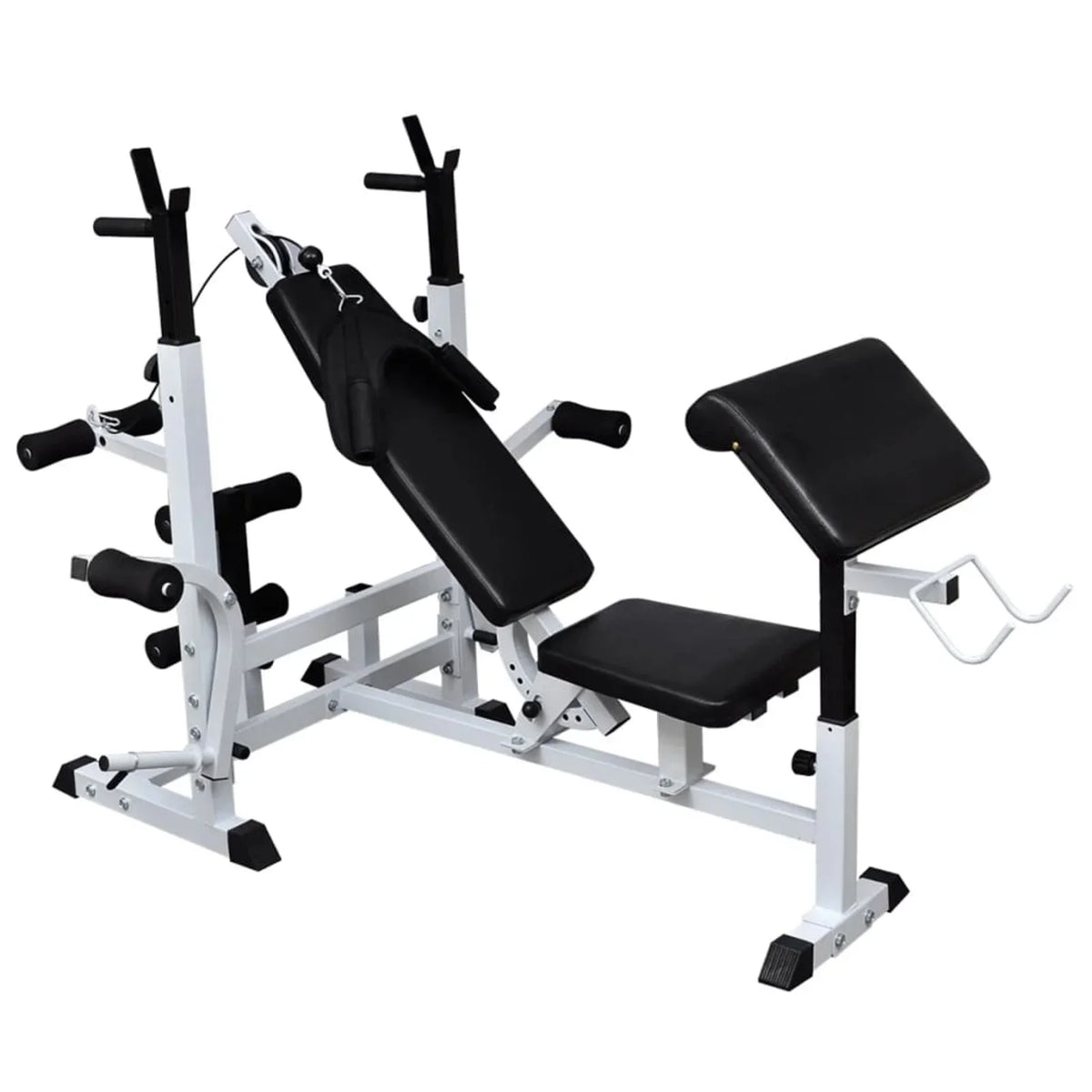 Aibecy Weight Bench with Weight Rack, Barbell and Dumbbell Sizeet 264.6 lb