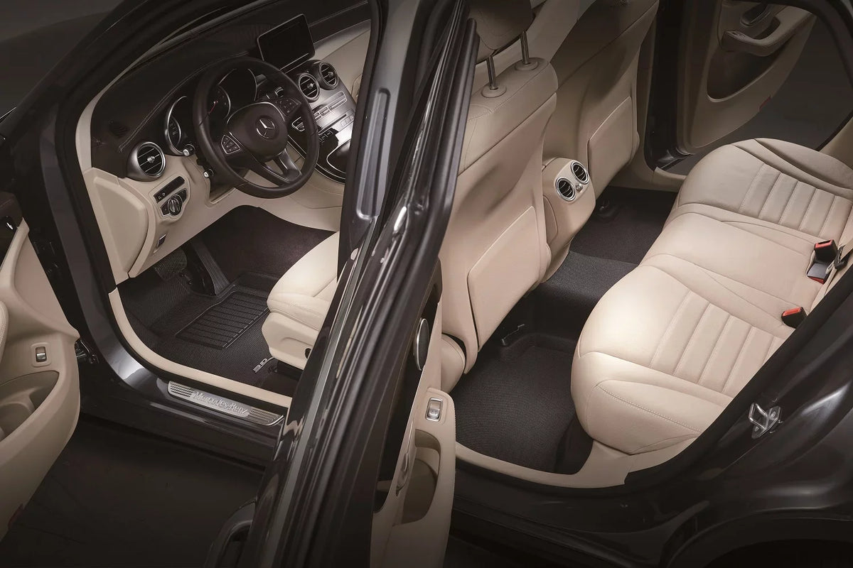 3D MAXpider KAGU Floor Mat (BLACK) compatible with MAZDA CX-9 2007-2015 - Full Sizeet