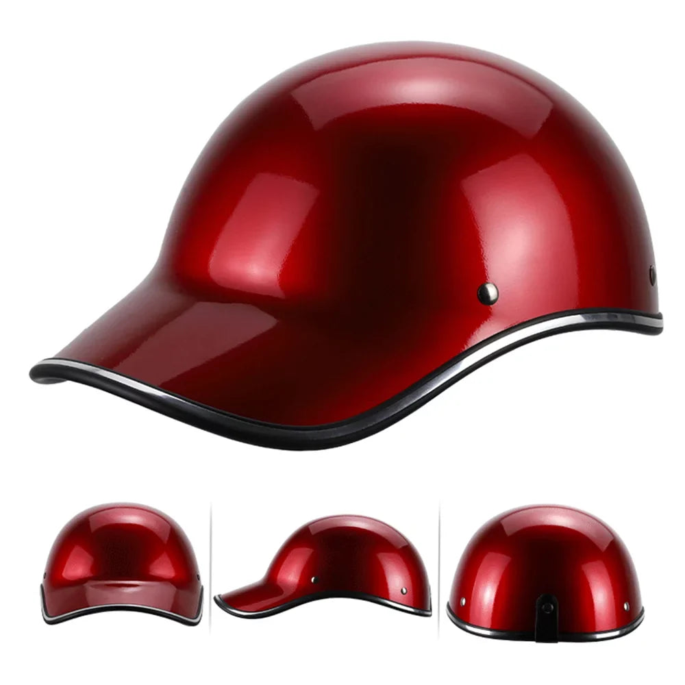 Motorcycle Bike Baseball Half for Men Women Adults