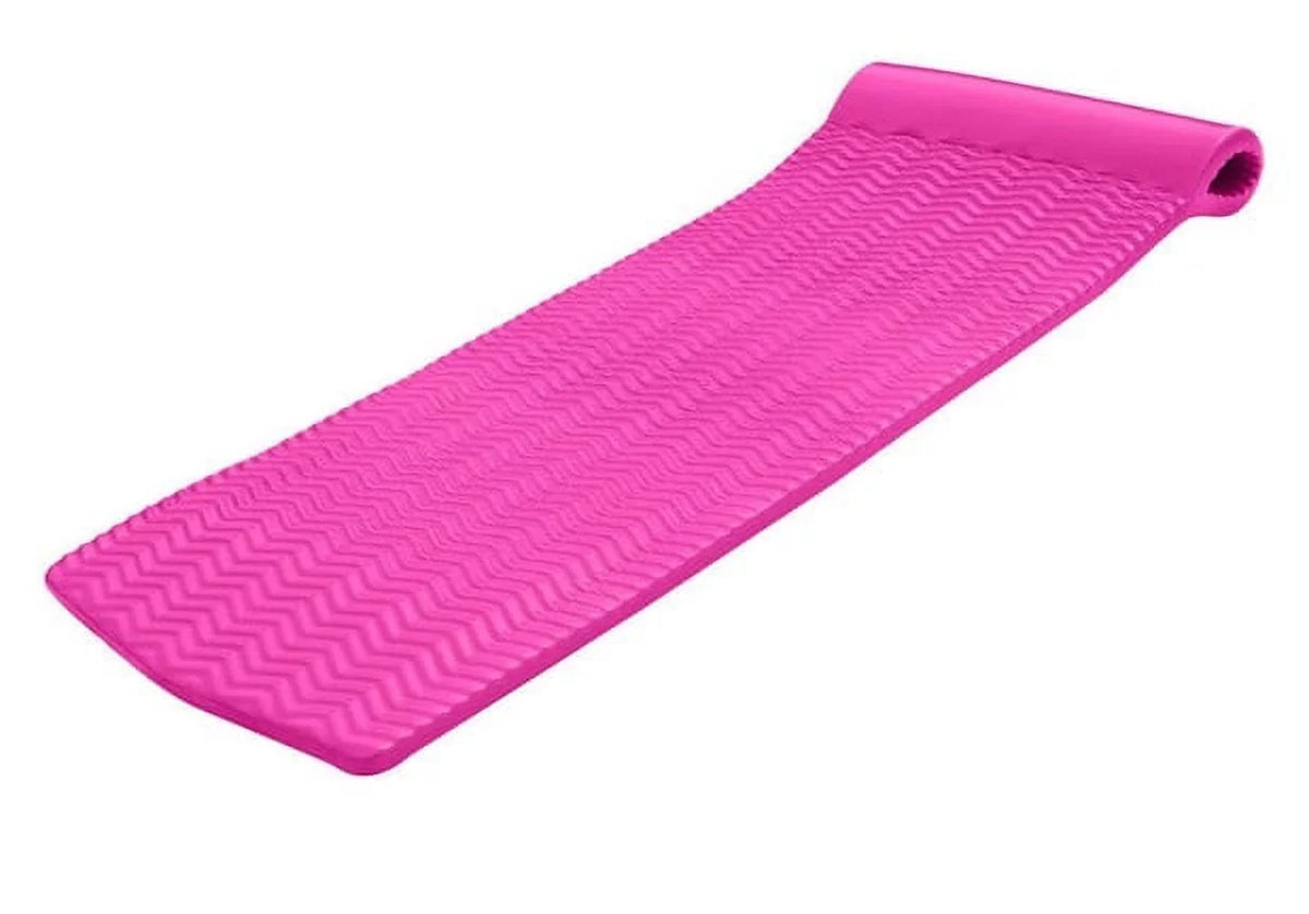 74" Pink Floating Pillow Sizewimming Pool Mattress Restr with Head Rest