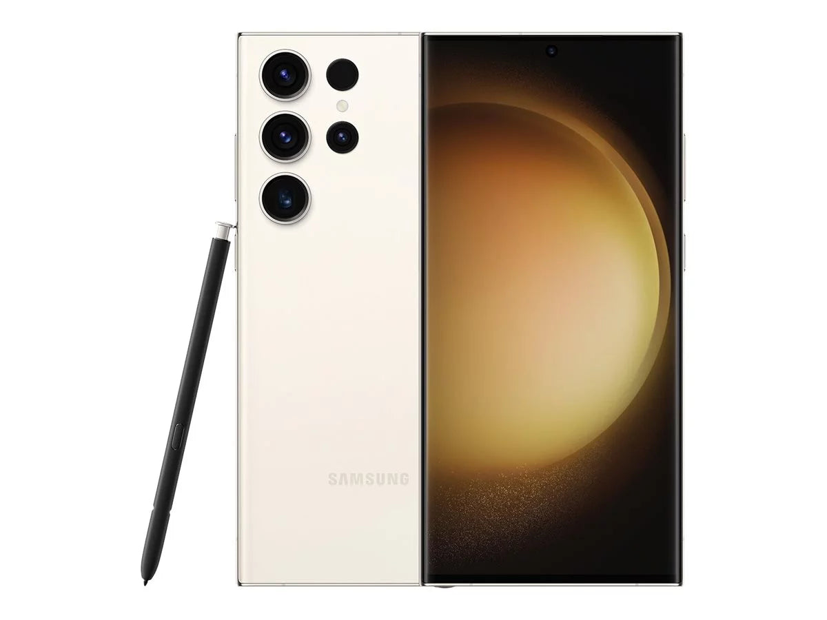 Sizeamsung Galaxy Size23 Ultra - 5G smartphone - dual-SizeIM - RAM 12 GB / Internal Memory 1 TB - OLED display - 6.8" - 3088 x 1440 pixels (120 Hz) - 4x rear cameras 200 MP, 12 MP, 10 MP, 10 MP - front camera 12 MP - cream