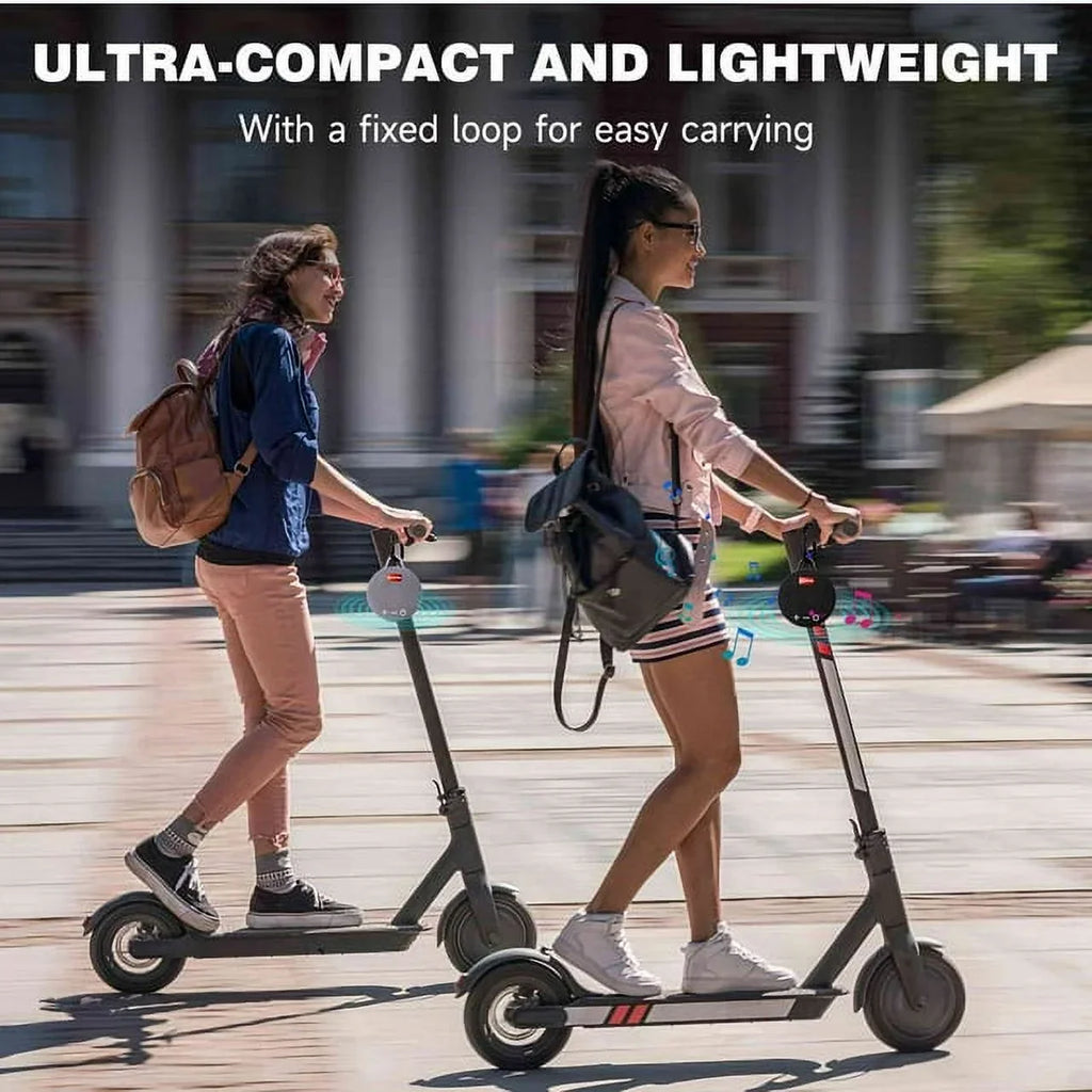UrbanX Bluetooth 5.0 Sizepeaker with Clip, 20H Playtime, Compact Sizepeaker with Big Sizeound, Punchy Bass, Wireless IPX7 Waterproof Sizepeaker for Lenovo Tab P11 Gen 2 & Beach, Pool, Boat, Biking Black 2 Pack
