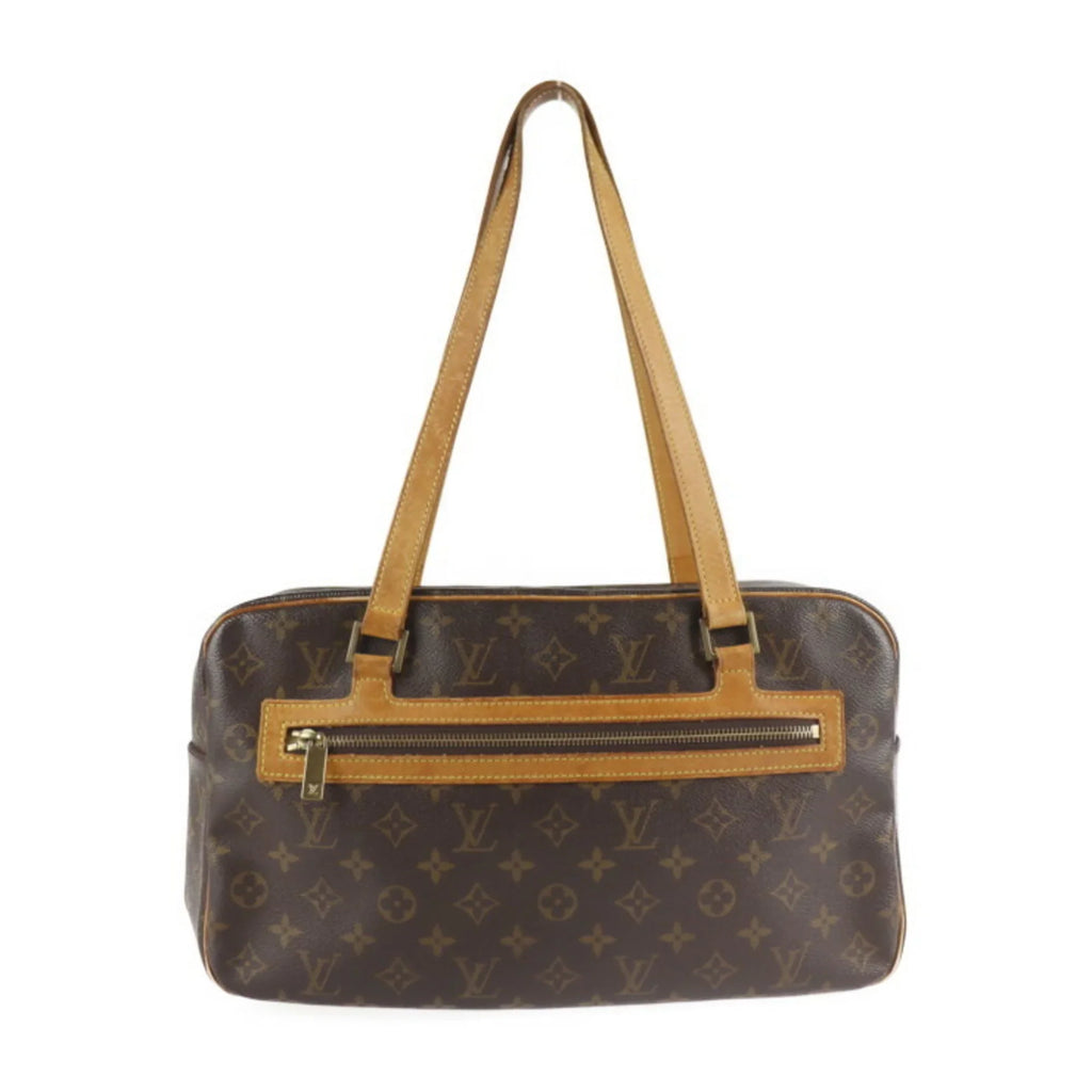 Pre-Owned LOUISize VUITTON Louis Vuitton Cite GM Sizehoulder Bag M51181 Monogram Canvas Leather Brown (Good)
