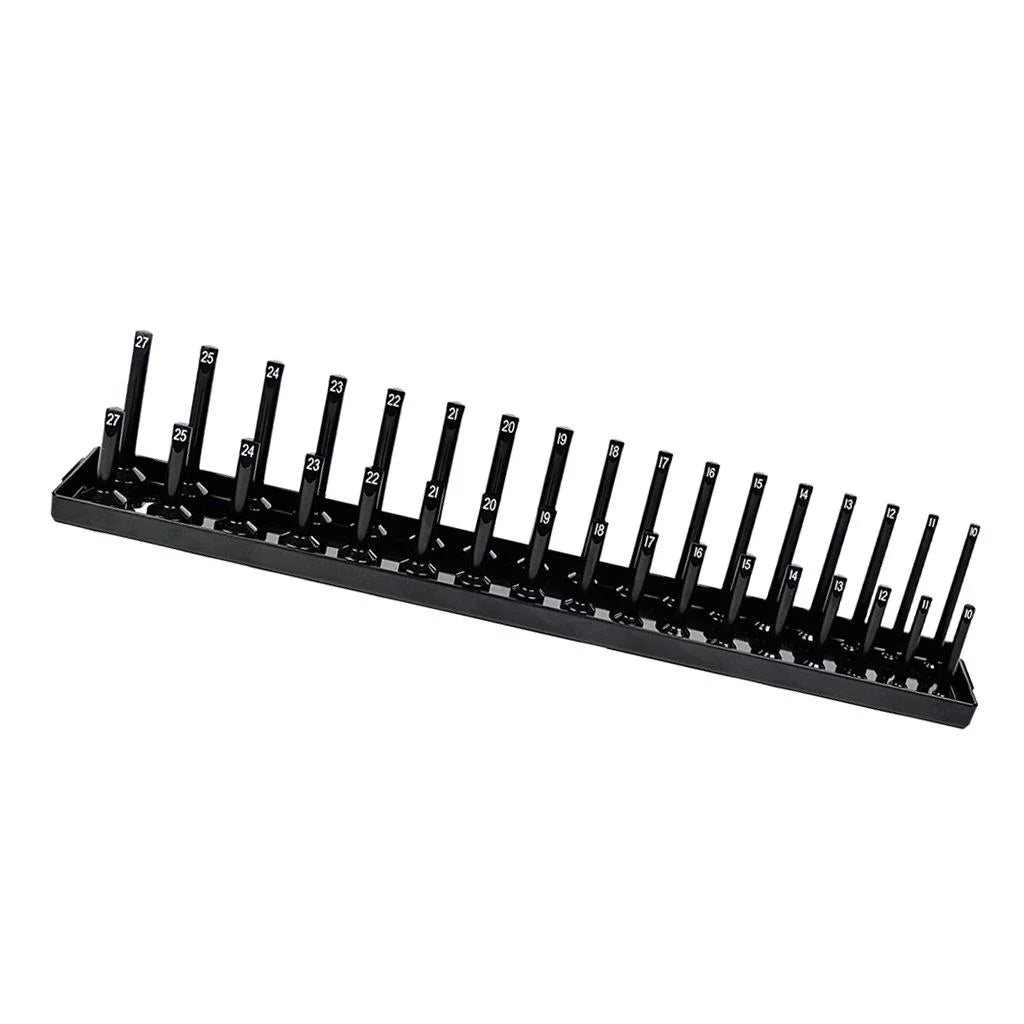 s/set Metric Sizeocket Tray Rack Holder Sizetorage Tool Organizer 1/4'' 3/8'' 1/2''