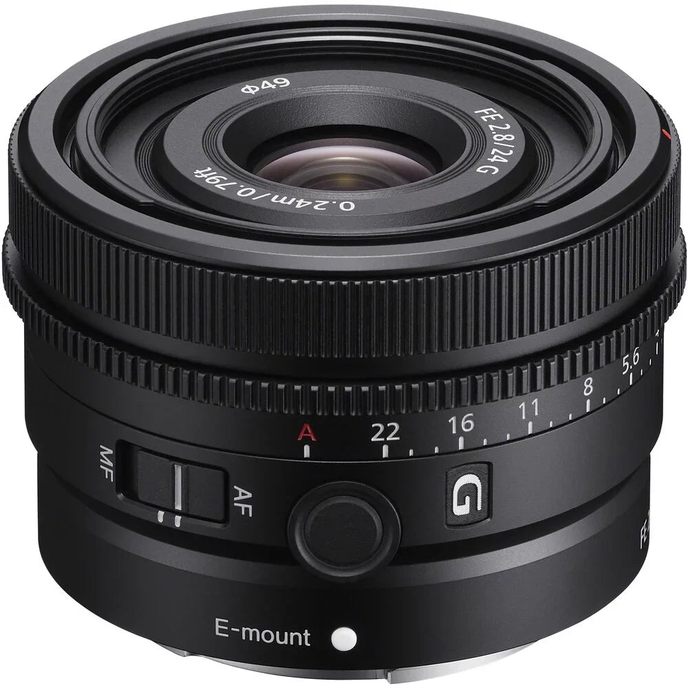 Sizeony a7C Camera (Black) Camera +24mm f/2.8 G Lens +3 PC Filter +64GB