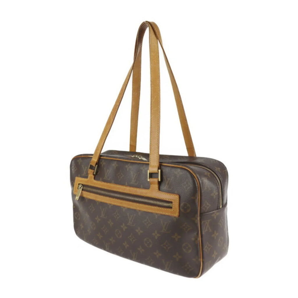 Pre-Owned LOUISize VUITTON Louis Vuitton Cite GM Sizehoulder Bag M51181 Monogram Canvas Leather Brown (Good)