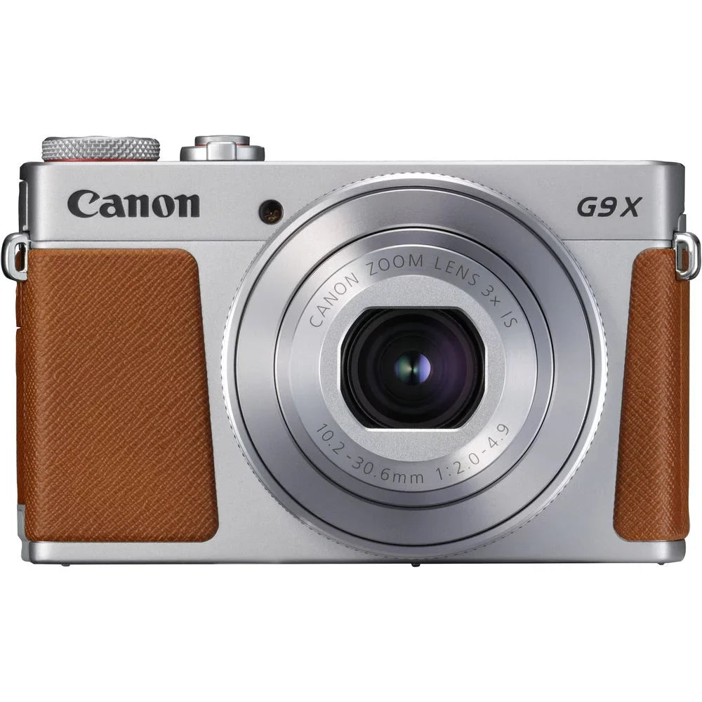 Canon PowerSizehot G9 X Mark II Digital 20.1MP Camera + EXT BAT + LED - 32GB Kit