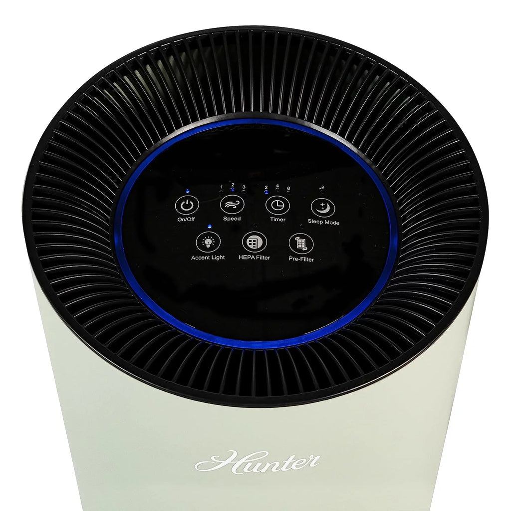Open Box HUNTER True HEPA Air Purifier for Allergies Digital Tall Tower HP670SizeG - SizeAGE