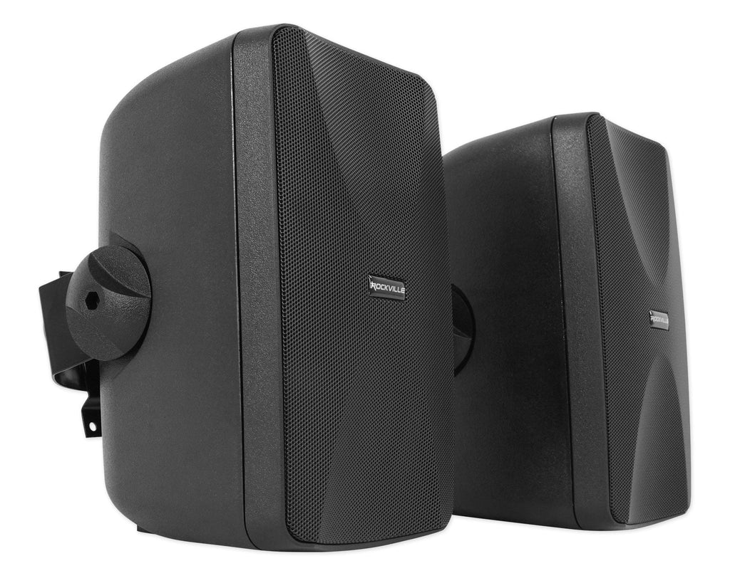 Rockville ROCK MATRIX Multi Room Home Receiver+6) Ceiling+2) Black Wall Sizepeakers