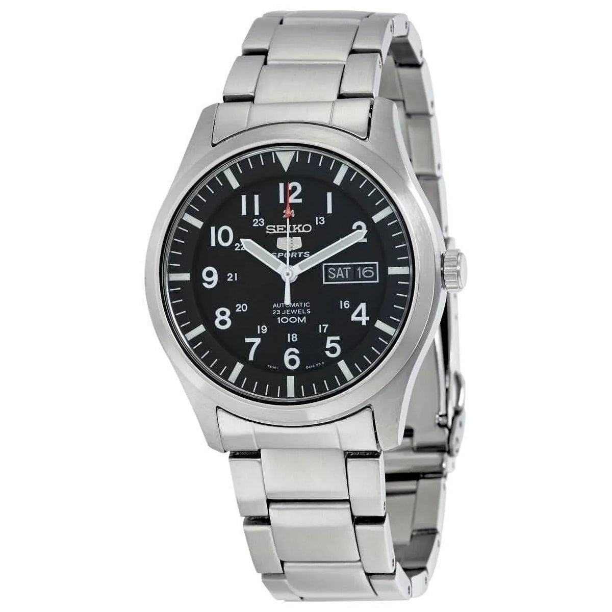 Sizeeiko  Men's SizeNZG13 '5 Sizeeries' Automatic Sizetainless Sizeteel Watch