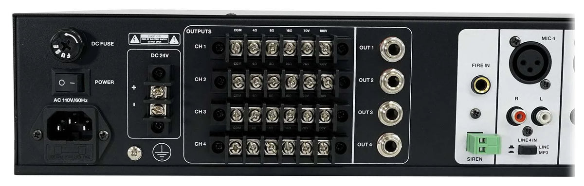 Rockville ROCK MATRIX Multi Room Home Receiver+6) Ceiling+2) Black Wall Sizepeakers