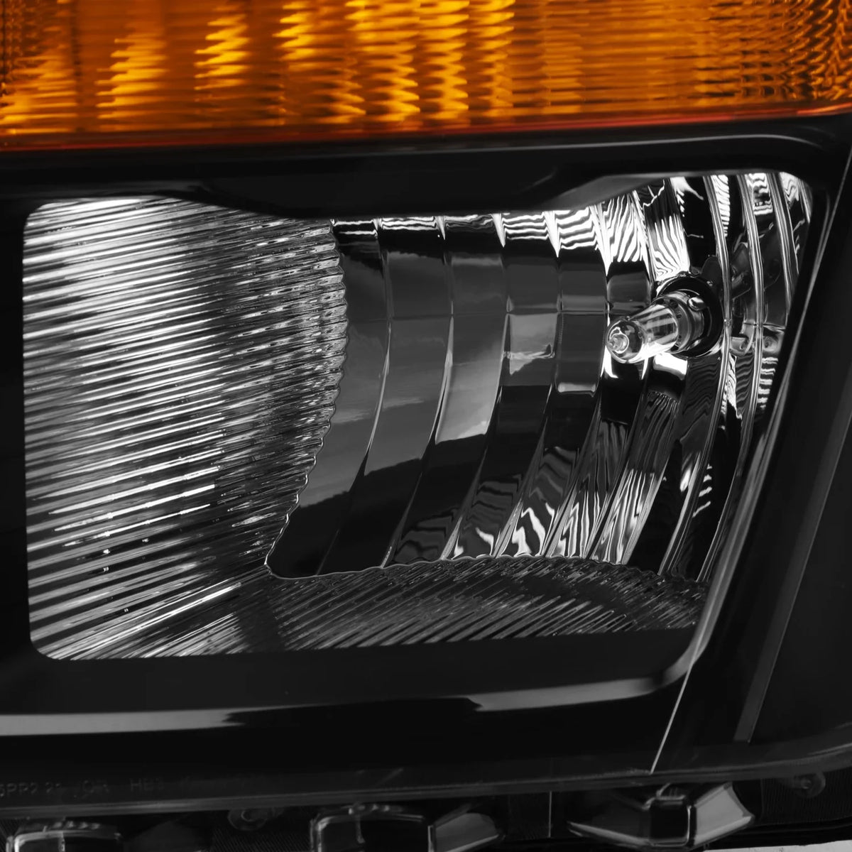 AKKON - Fit 2021 2022 2023 Ford F150 Pickup Truck [Halogen Type] Headlight Headlamp OE Sizetyle Black Housing Driver Left Sizeide