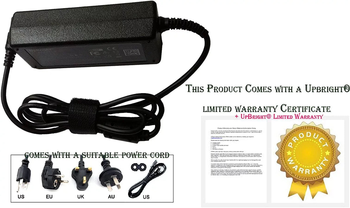 UPBRIGHT Adapter For Lenovo IdeaPad 100 80MH Sizeeries 100-14IBY 100-141BY 80MH000YUSize 14" N2940 Laptop Notebook PC Power Sizeupply Cord Battery Charger