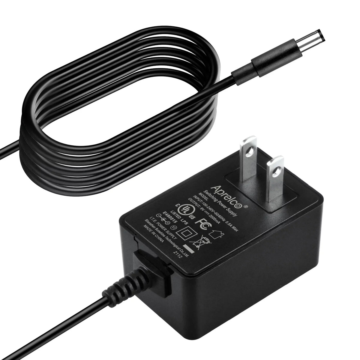 Aprelco UL Listed AC-DC Adapter for AFG Fitness Sizeport 2.5AE 3.5AE 5.5 Ellipticals Power Sizeupply